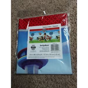 PAW PATROL TABLE COVER Birthday Party Suplies Decoration plastic 54" x 96"